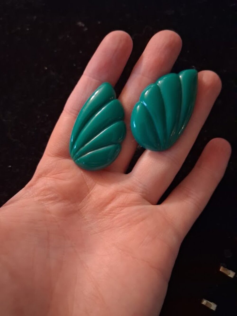 Retro style clip on earrings